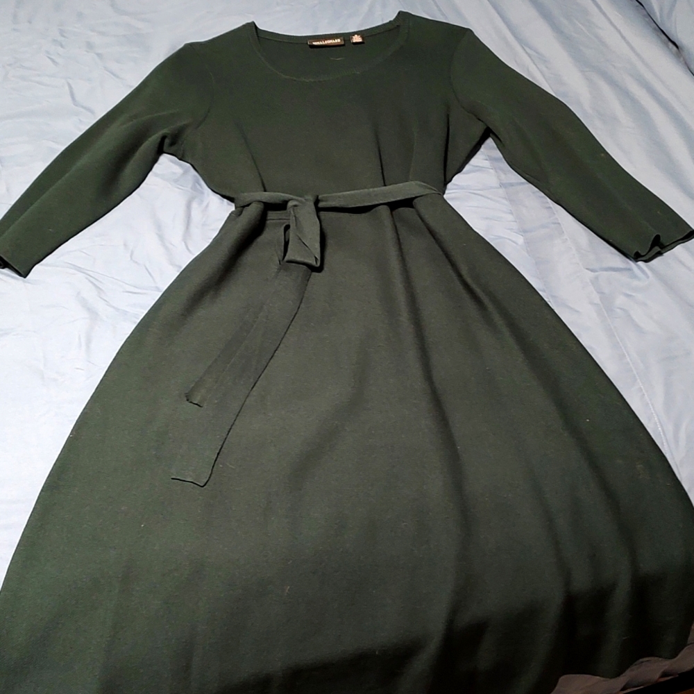 Dark Green Knitted Dress